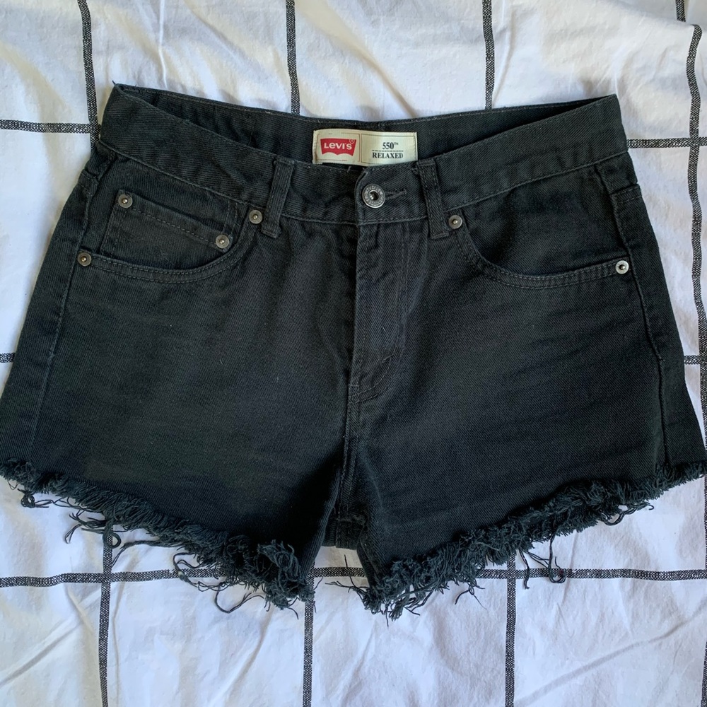 Black Levi Shorts